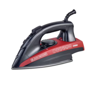 BLACK & DECKER STEAM IRON-X2200-B5 2200W, Non-stick Soleplate